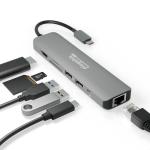 Plugable 7-in-1 USB-C Hub with Ethernet