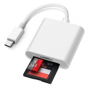 USB C SD Card Reader for iPhone and MacBook