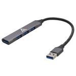 Ultra Slim 4-Port USB Hub: Type A/C