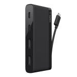 Belkin 4-Port Mini USB-C Hub, Black