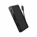 Belkin 4-Port Mini USB-C Hub, Black