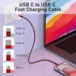 6FT USB-C to USB-C Charger Cable 3-Pack