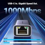 UGREEN USB-C to Ethernet Adapter for Fast Internet