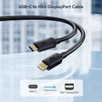 USB C to Mini DisplayPort Cable 1.8m - 4K