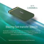 Transcend 2TB Portable SSD USB-C ESD380C