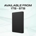 Seagate 1TB Portable External Hard Drive - USB-C