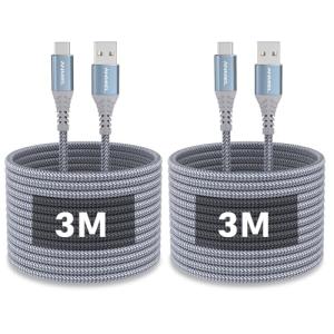 2 Pack 3M Fast Charge USB-C Cables