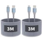 2 Pack 3M Fast Charge USB-C Cables
