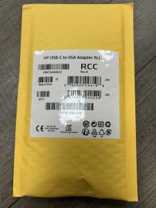 HP USB-C to VGA Adapter - Black