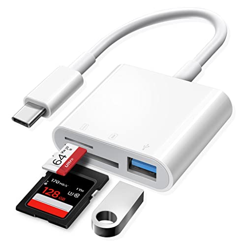 USB-C SD Card Reader for iPad/Mac/Galaxy