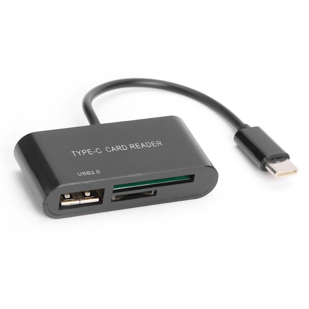 USB-C Hub with Memory Card Reader for Phone