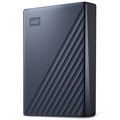 WD 5TB Portable USB-C HDD - Midnight Blue