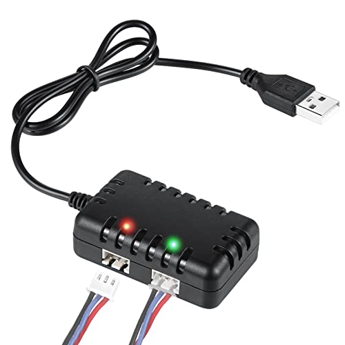URGENEX 2S 7.4V USB Charger Cable for Drones
