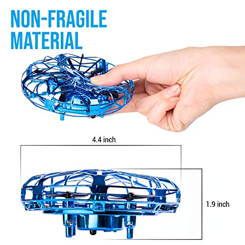 CANOPUS Hand Operated UFO Drone With LED Lights
