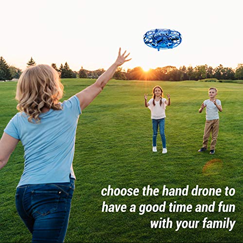 CANOPUS Hand Operated UFO Drone With LED Lights