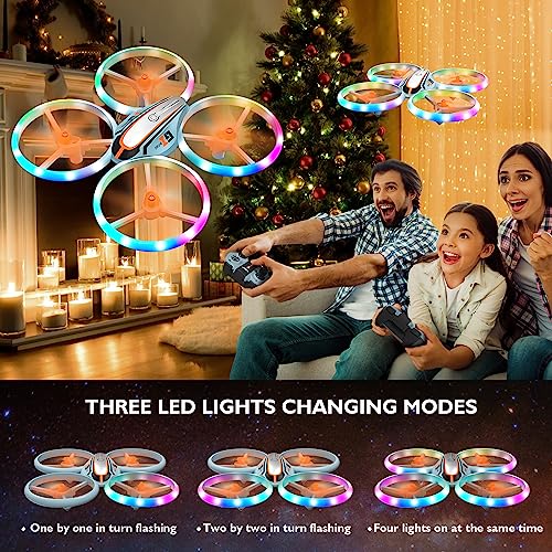 Colorful Light RC Drone, Perfect Gift for Kids
