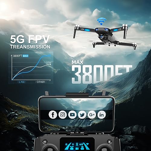 Beginner's HHD Drone with 4K Camera, Foldable 5G