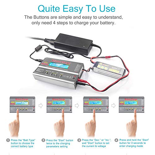 Haisito 80W Multi-Functional RC Battery Charger