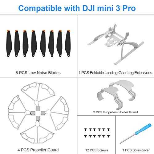 DJI Mini 3 Pro Propeller and Landing Gear Set