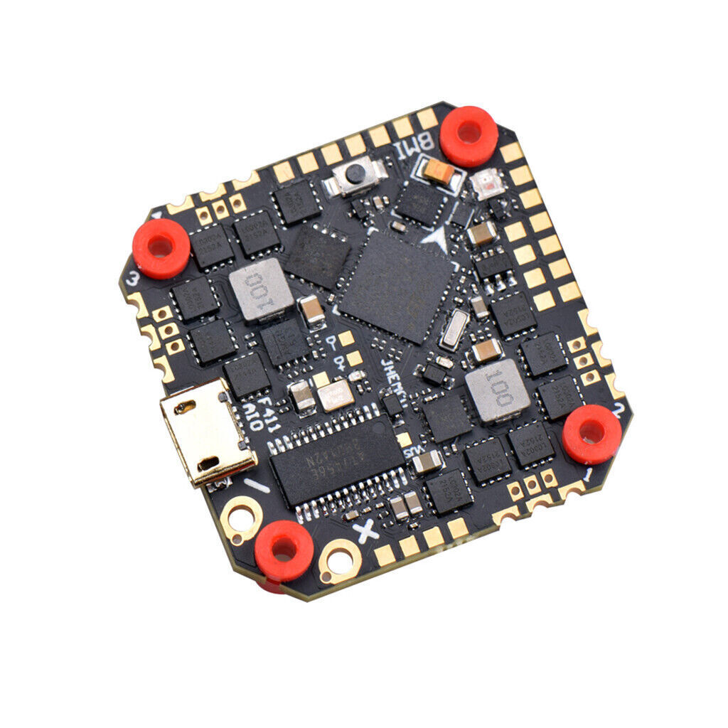 JHEMCU New GHF411AIO-BMI F4 2-6S AIO Brushless Flight Control For 40A RC Drone