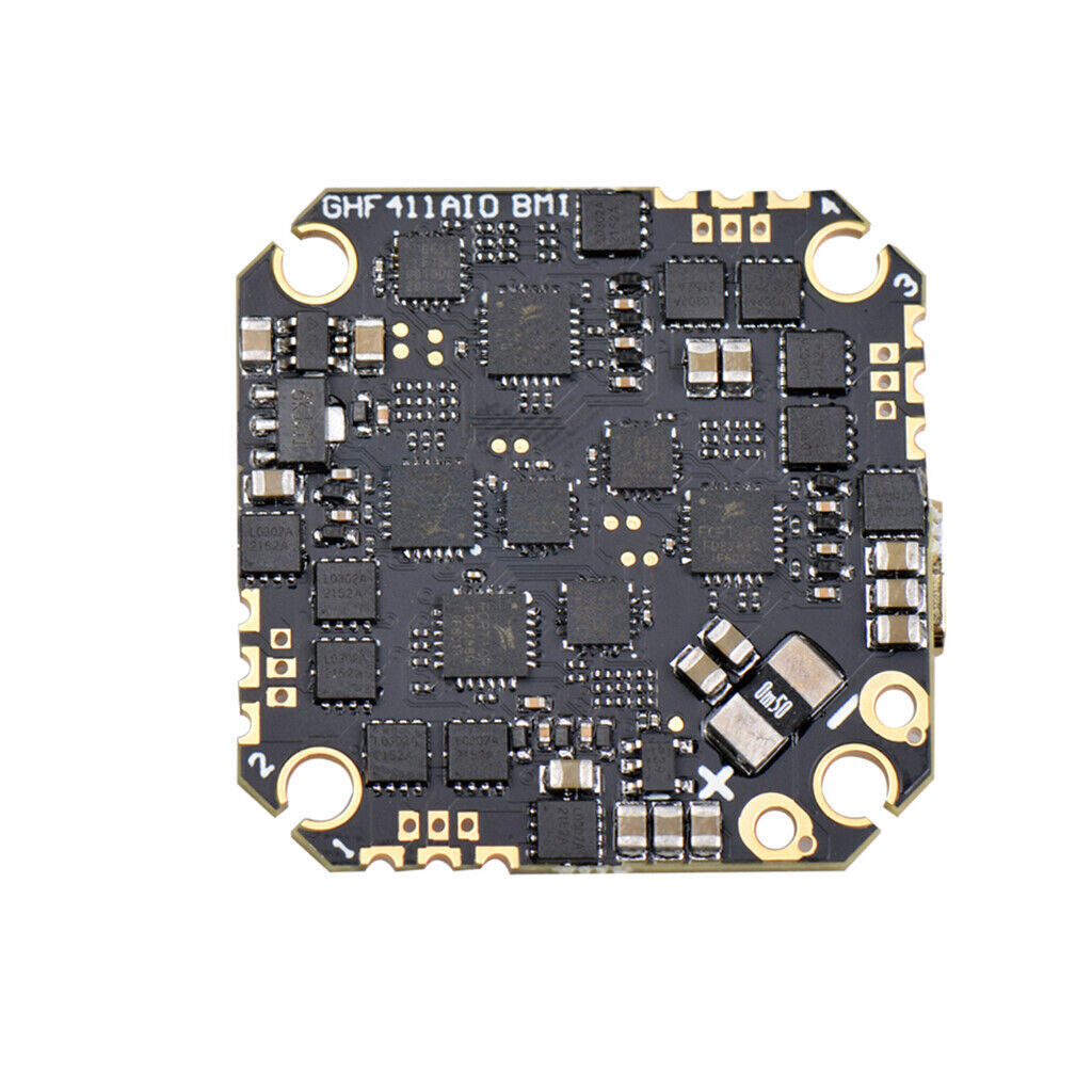 JHEMCU New GHF411AIO-BMI F4 2-6S AIO Brushless Flight Control For 40A RC Drone