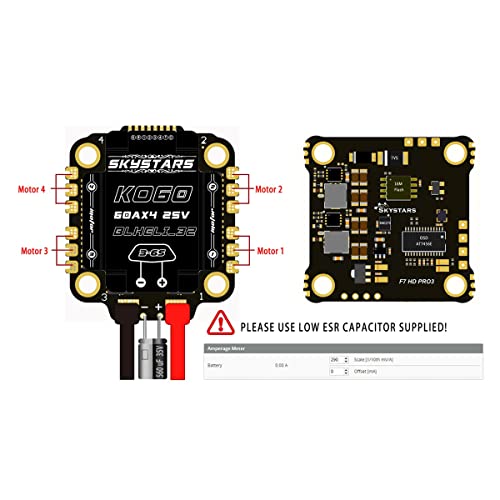Skystars FPV Controller and 4in1 ESC Stack