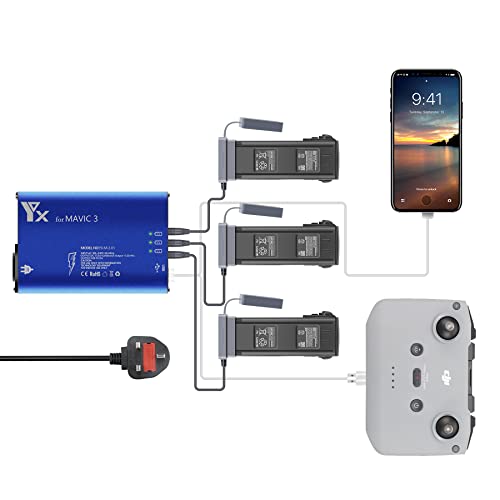 DJI Mavic 3 Charging Hub for Multiple Batteries