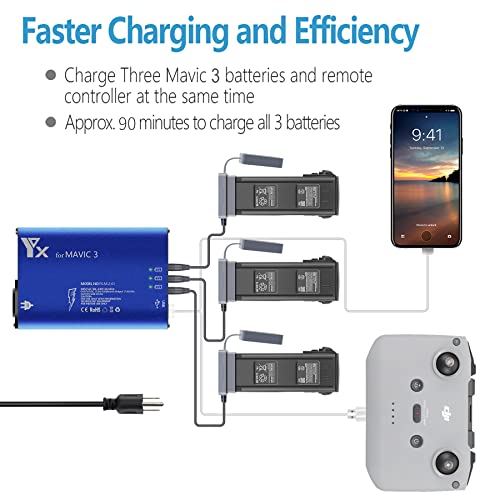 DJI Mavic 3 Charging Hub for Multiple Batteries