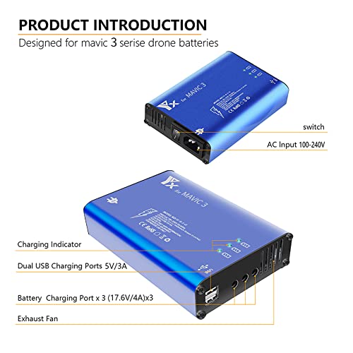DJI Mavic 3 Charging Hub for Multiple Batteries
