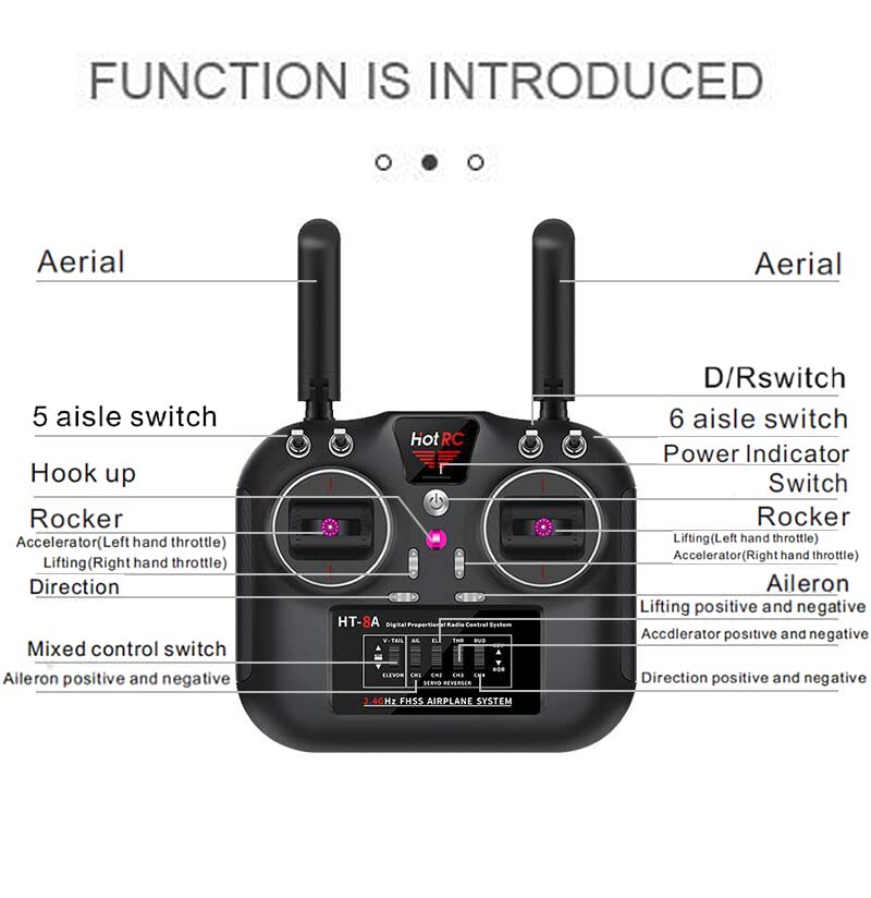 2.4G RC Transmitter & Receiver for Drones