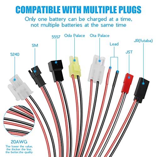 8-in-1 NIMH & RC Battery Charger for Drones