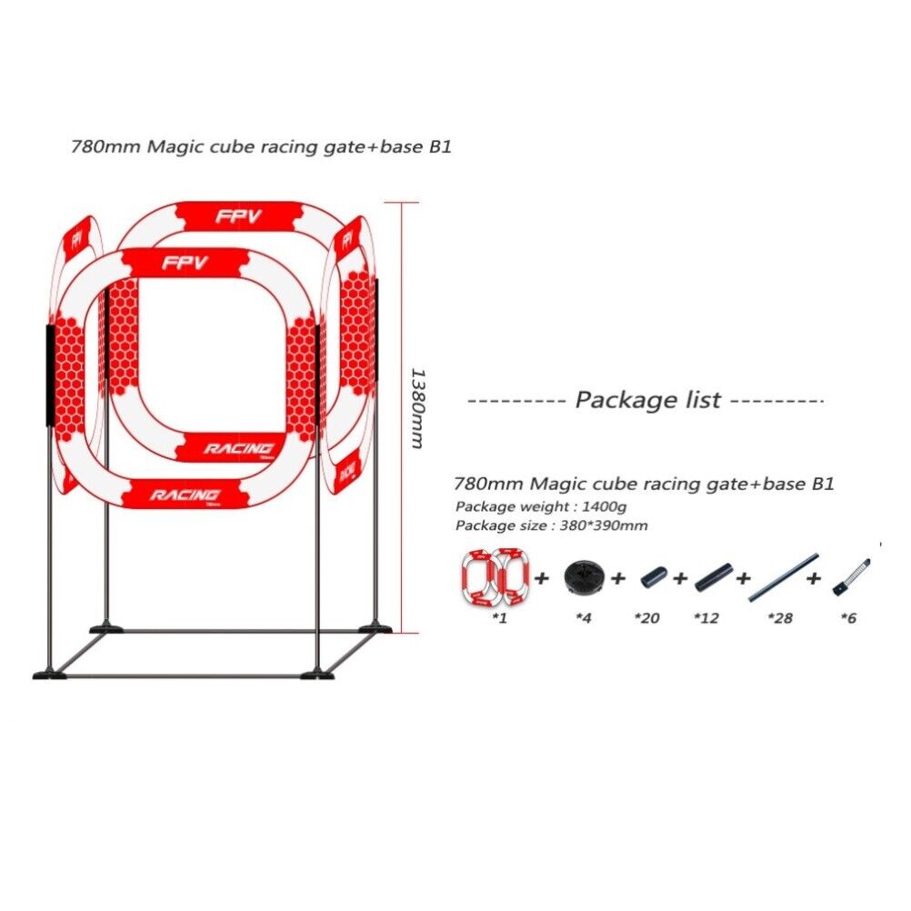 Folding Drone Racing Gate - 780mm or 765mm