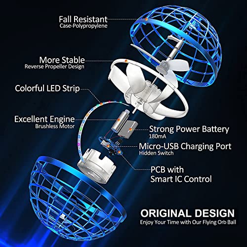 2021 Upgraded Magic Flying Ball Toy - Blue