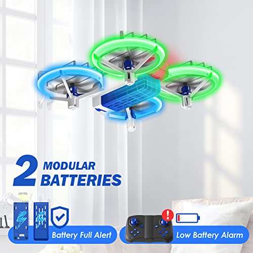 Mini Drone for Kids - LED Light, Headless Mode