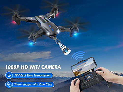 TOPRCBOXS S1 FPV Drone with 1080P Camera
