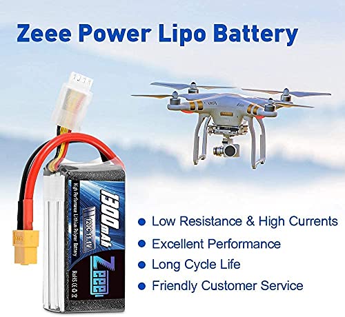 Zeee 3S Lipo Battery for RC Models (2 Pack)