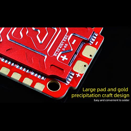Red HGLRC Zeus 60A 4in1 ESC for Racing Drone