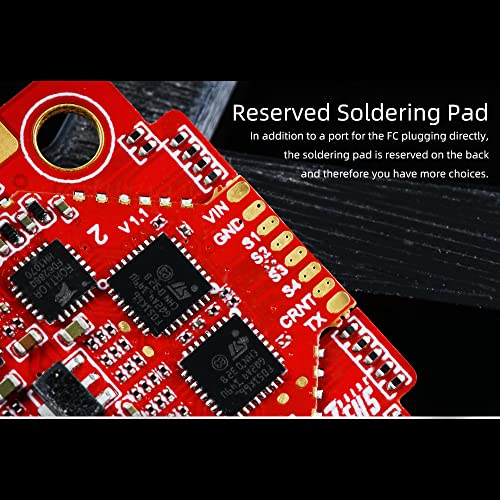 Red HGLRC Zeus 60A 4in1 ESC for Racing Drone