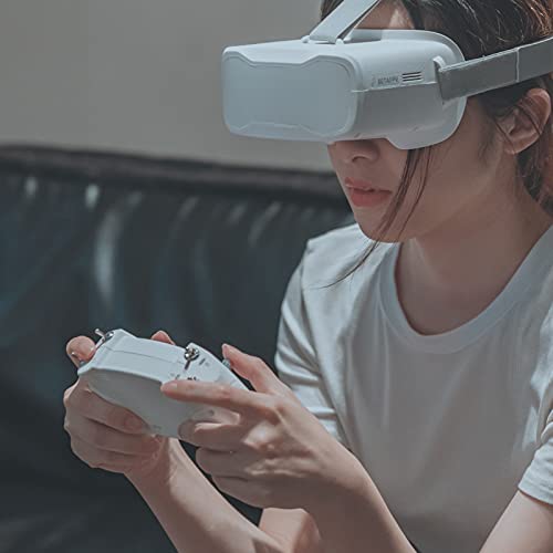 White Gray FPV Drone Kit with Goggles