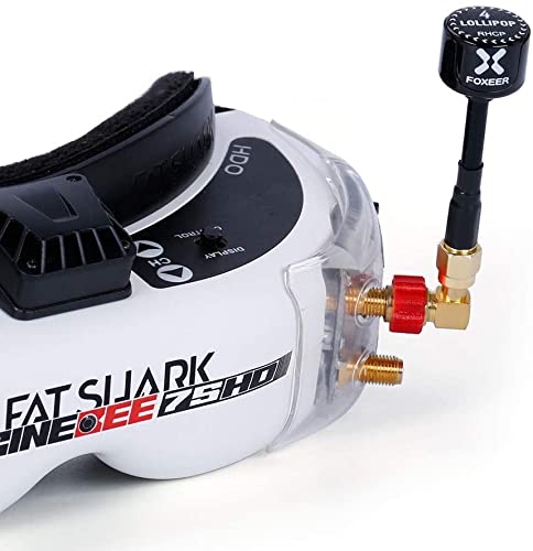 Black Foxeer Lollipop FPV Antenna Pair