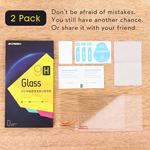 2pk SEASKY HD Tempered Glass Drone Screen Protector