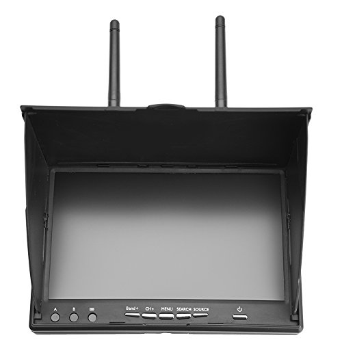 7" FPV Monitor Dual Receiver for Drones