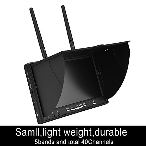 7" FPV Monitor Dual Receiver for Drones