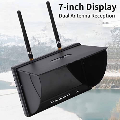 7" FPV Monitor Dual Receiver for Drones
