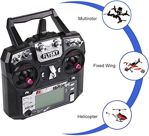 10CH Radio Transmitter + RC Receiver for Drones