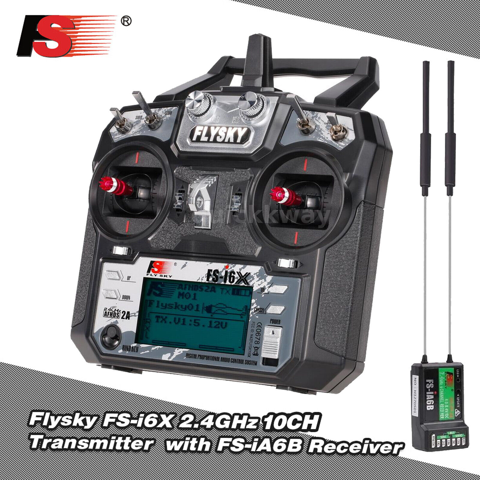 10CH RC Transmitter & Receiver Bundle
