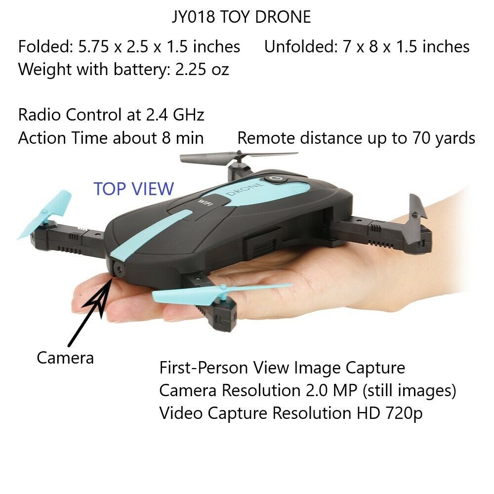 Foldable HD Camera Drone with App Control