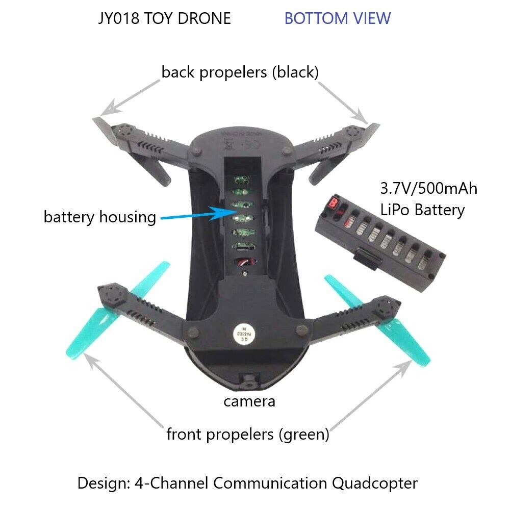 Foldable HD Camera Drone with App Control