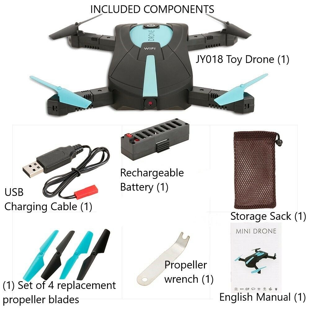 Foldable HD Camera Drone with App Control