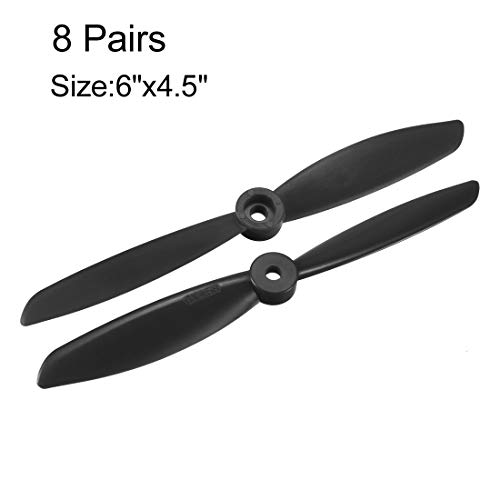 Black Nylon Drone Propellers- 8 Pairs